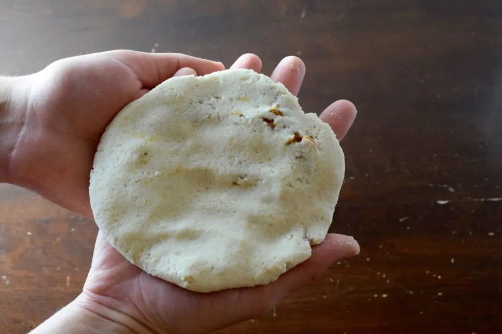 Prepared Pupusas, ready to cook