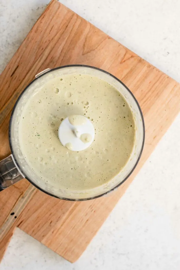 blended creamy roasted jalapeño dressing