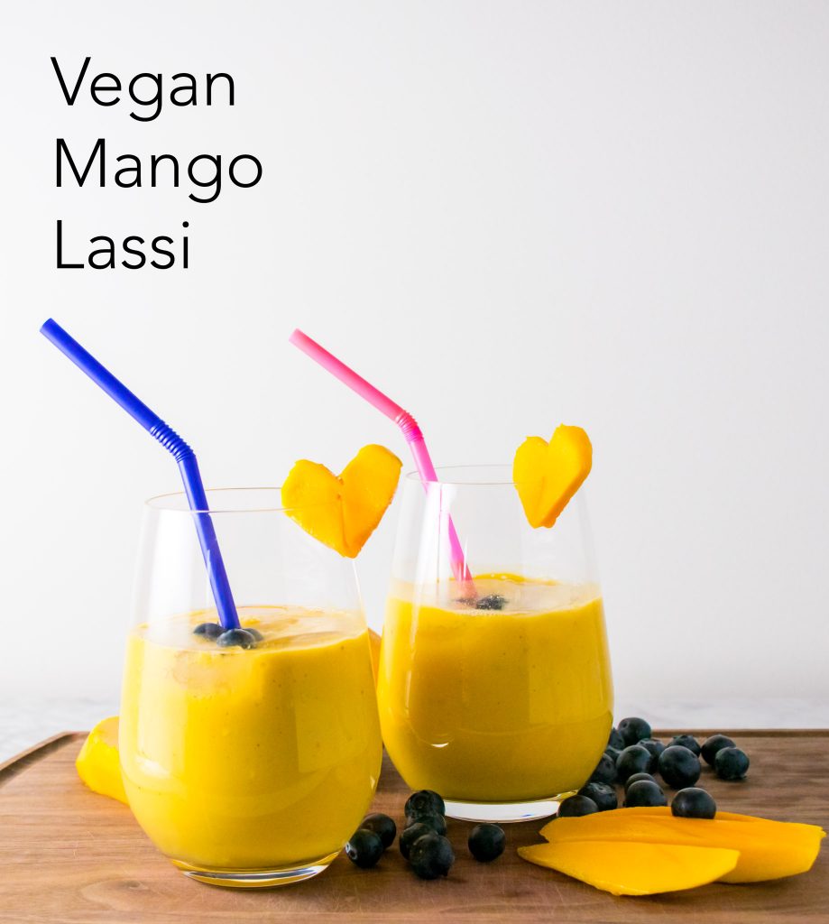 Vegan Mango Lassi • The Curious Chickpea