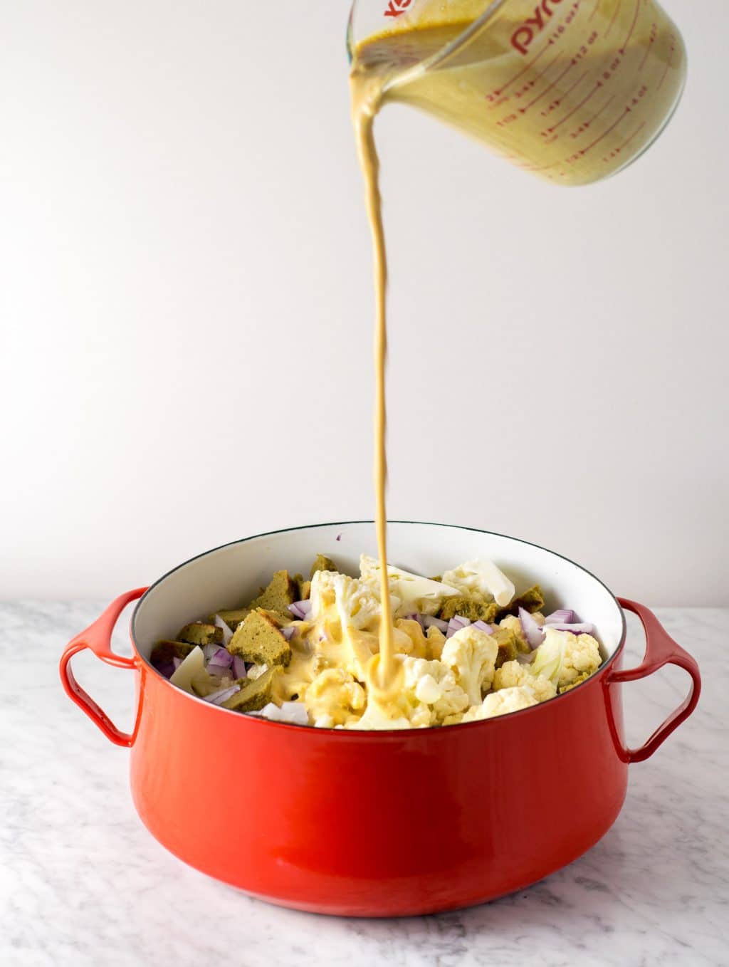 Tandoori Cauliflower and Seitan Bake • The Curious Chickpea