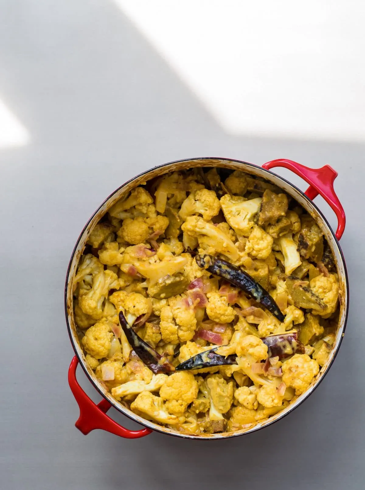 tandoori cauliflower and seitan