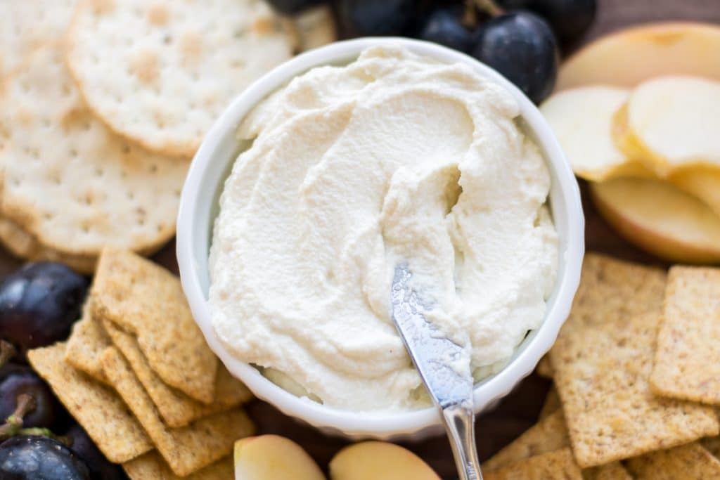 creamy vegan almond cheese