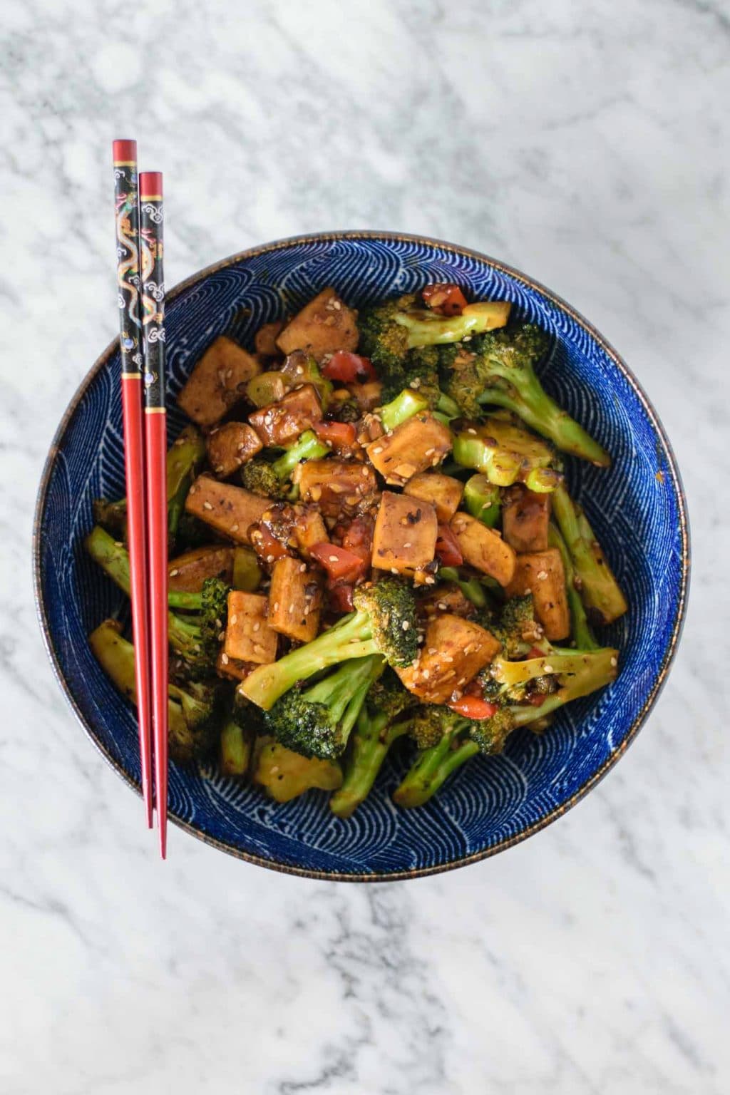 Broccoli and Tofu with Black Bean Sauce • The Curious Chickpea