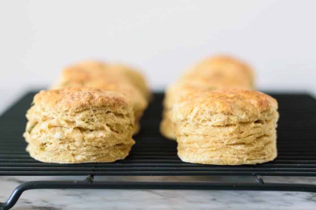 vegan jalapeño cheese biscuits