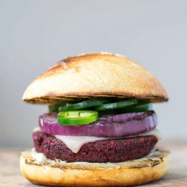 vegan southwestern black bean burgers