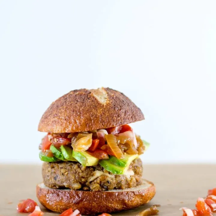 stuffed mediterranean veggie burgers greek marinated tomatoes