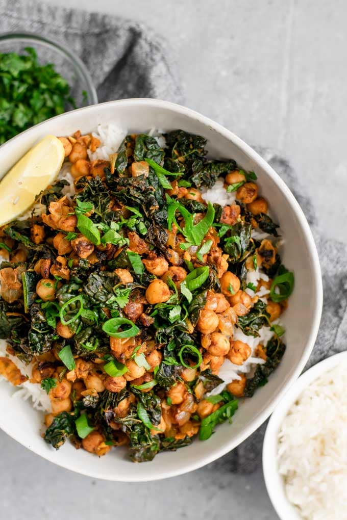 Spiced Chickpeas and Greens Frittata Recipe