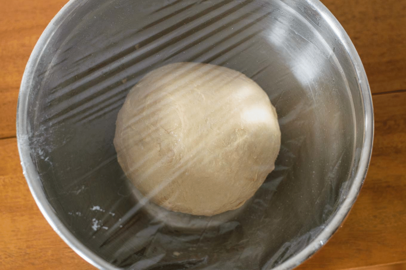 dough rising for bagels