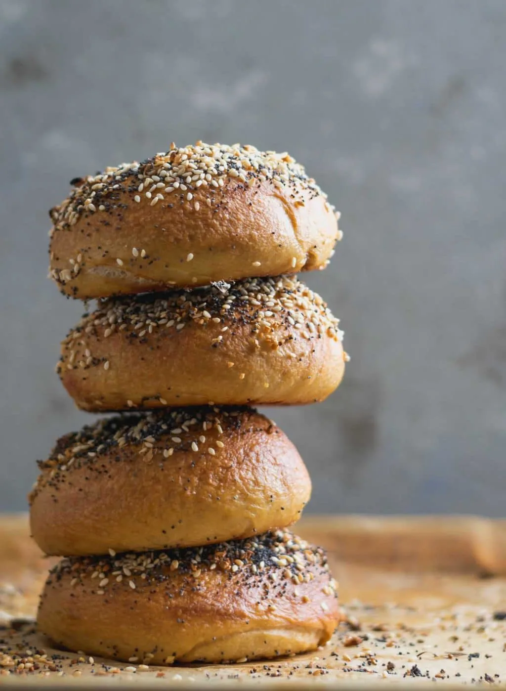 homemade new york style bagels