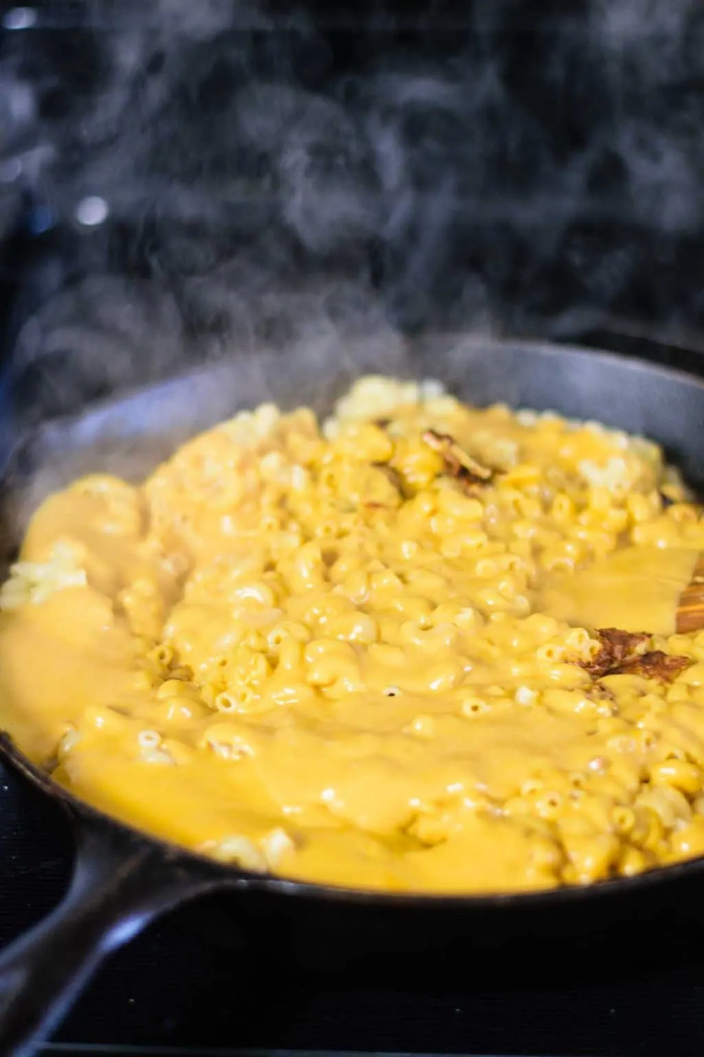 frying the mac and cheese