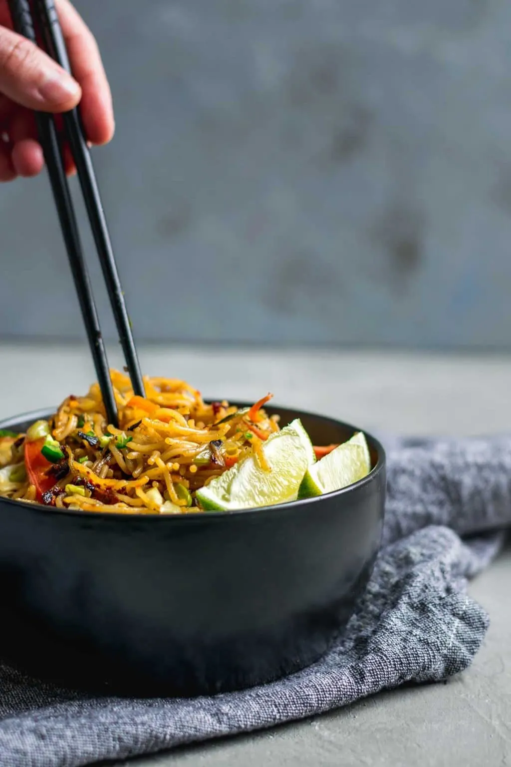 vegan singapore noodles