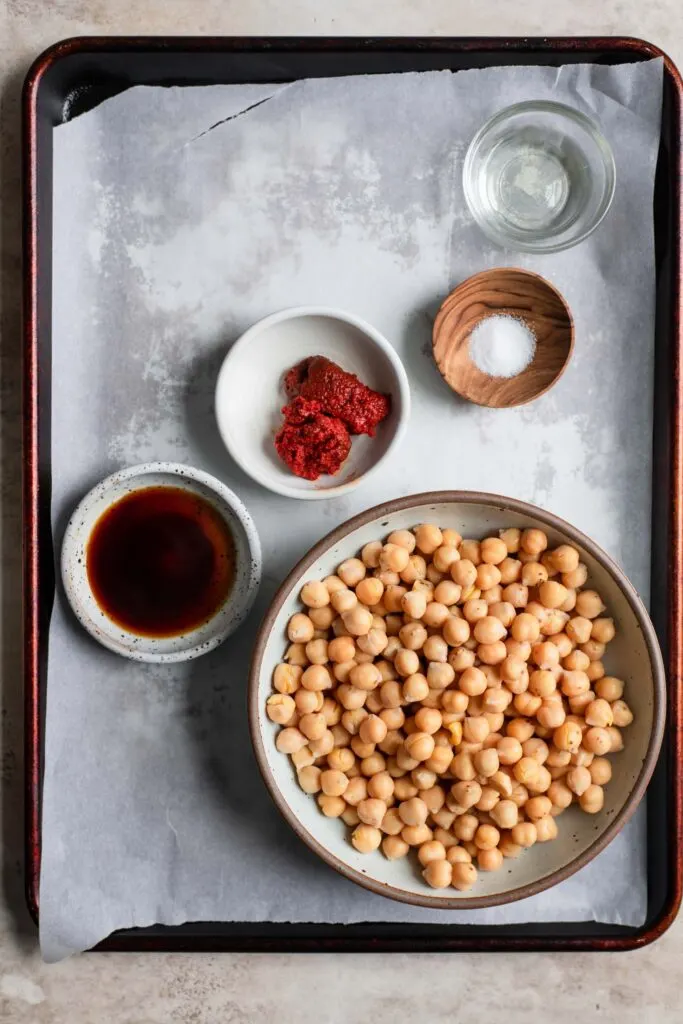 red curry chickpea ingredients mise-en-place