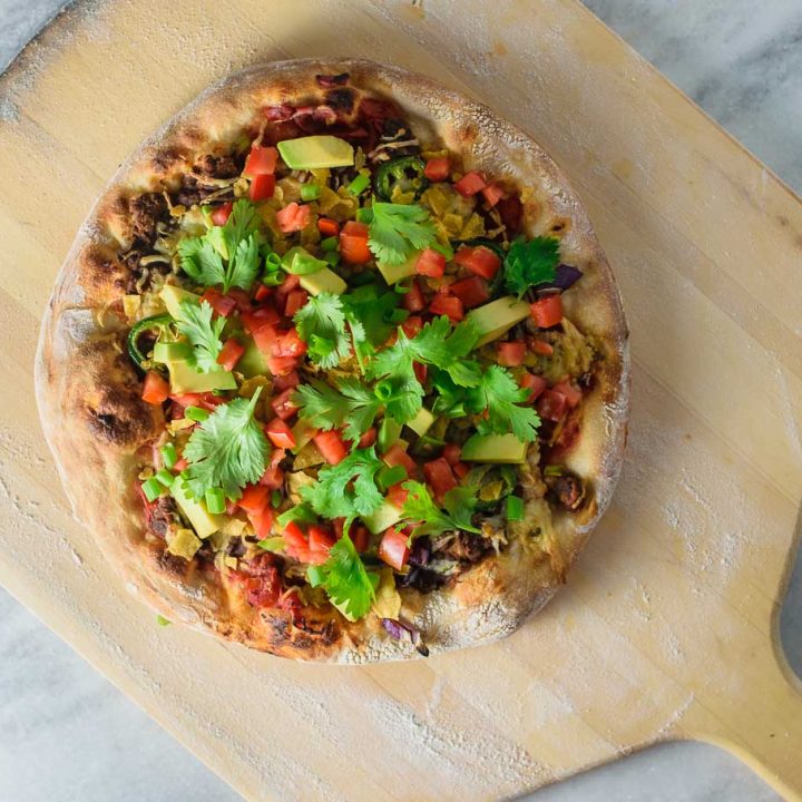 vegan mexican pizza