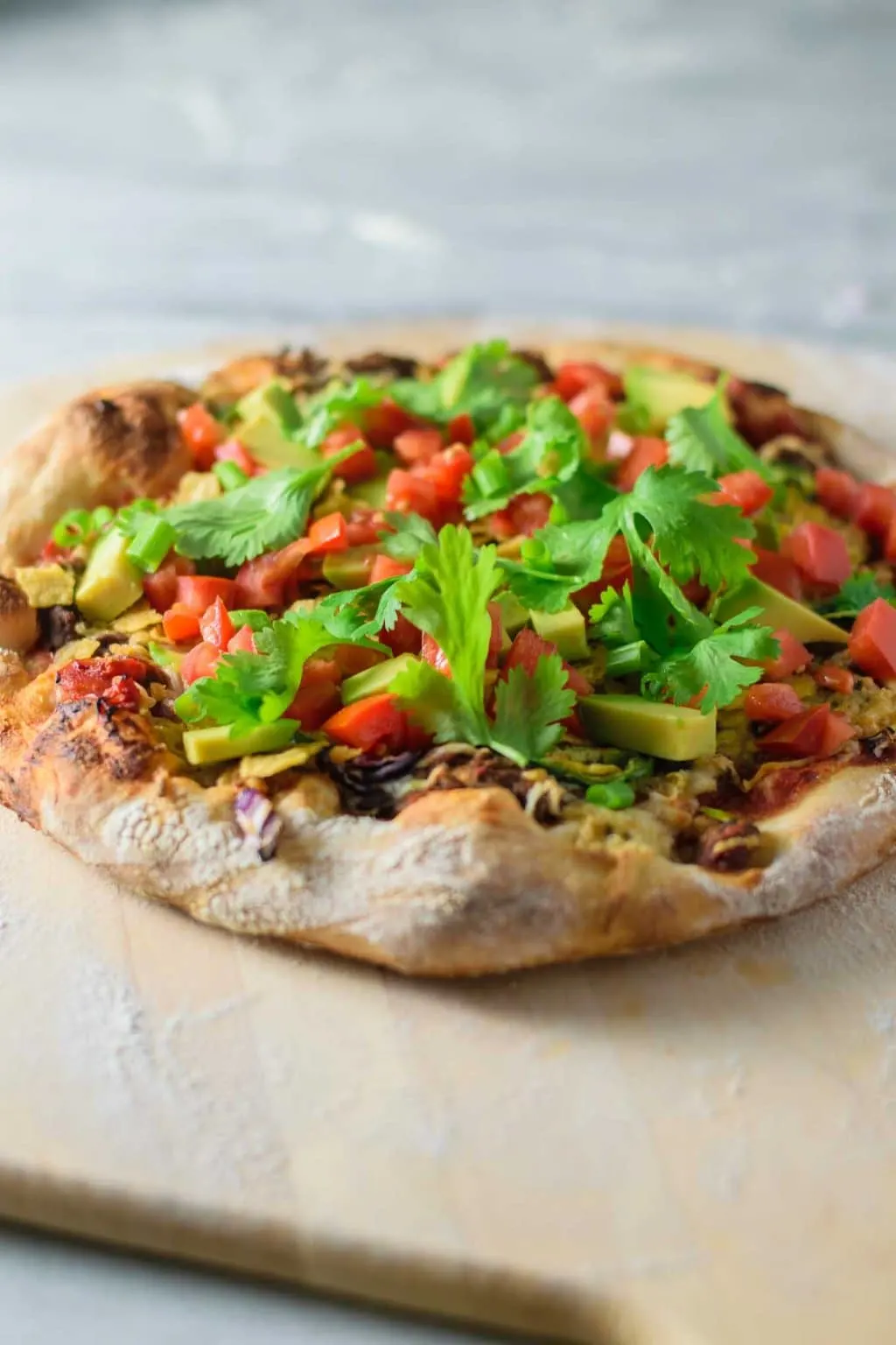 vegan mexican pizza