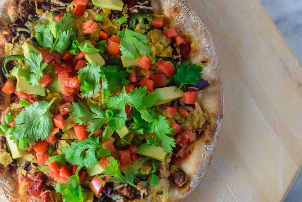 vegan mexican pizza