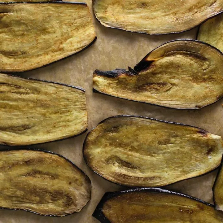 madras curry marinated eggplant