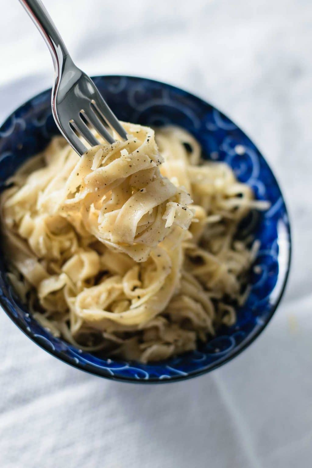 egg free vegan homemade black pepper pasta