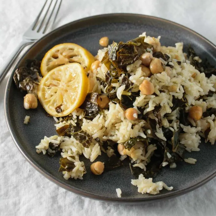 lemon chickpeas and rice