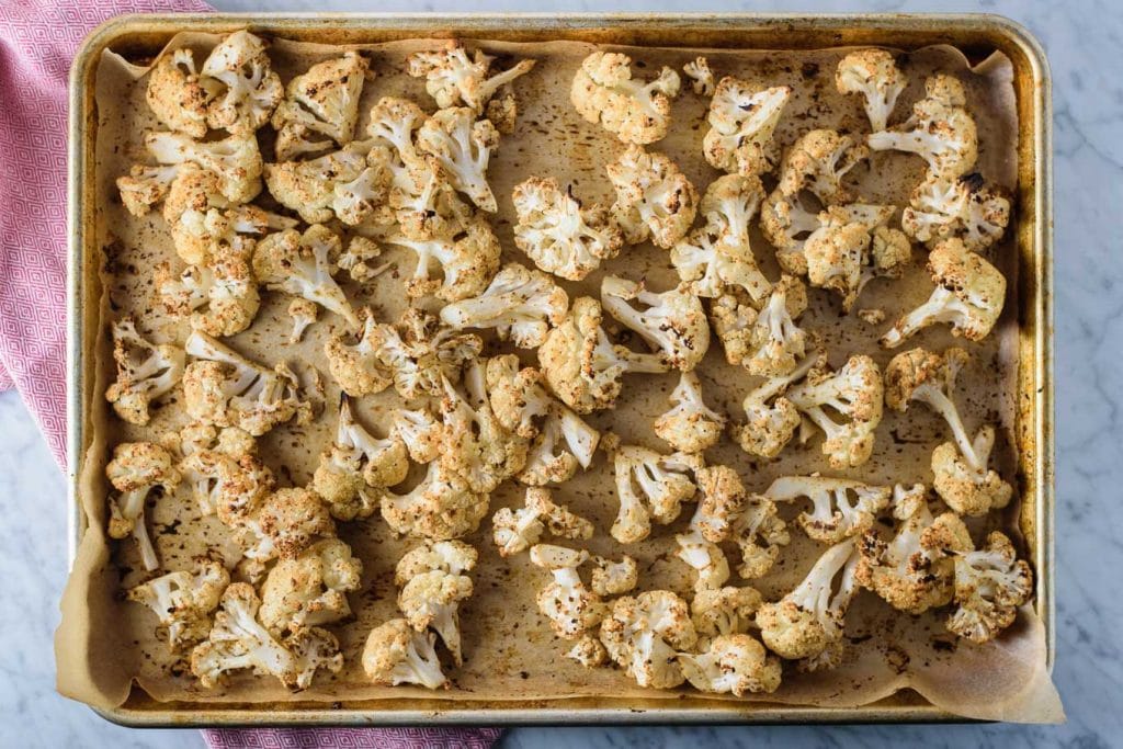 mustard roasted cauliflower