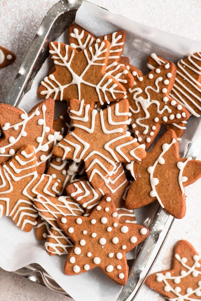 swedish wishing cookies in a tray