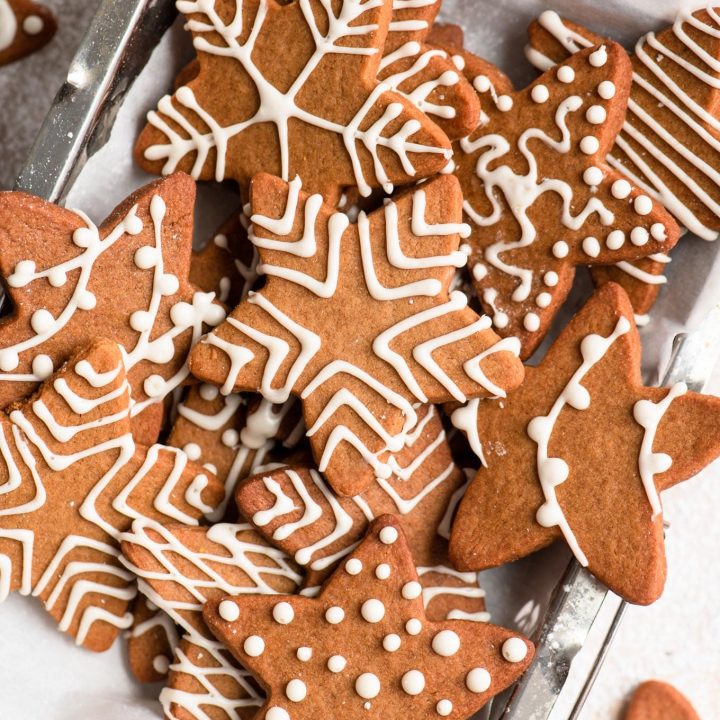 swedish wishing cookies in a tray