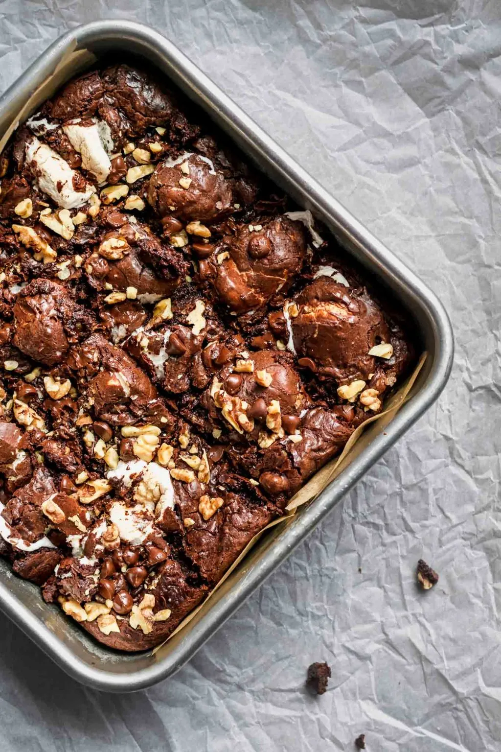 vegan rocky road brownies