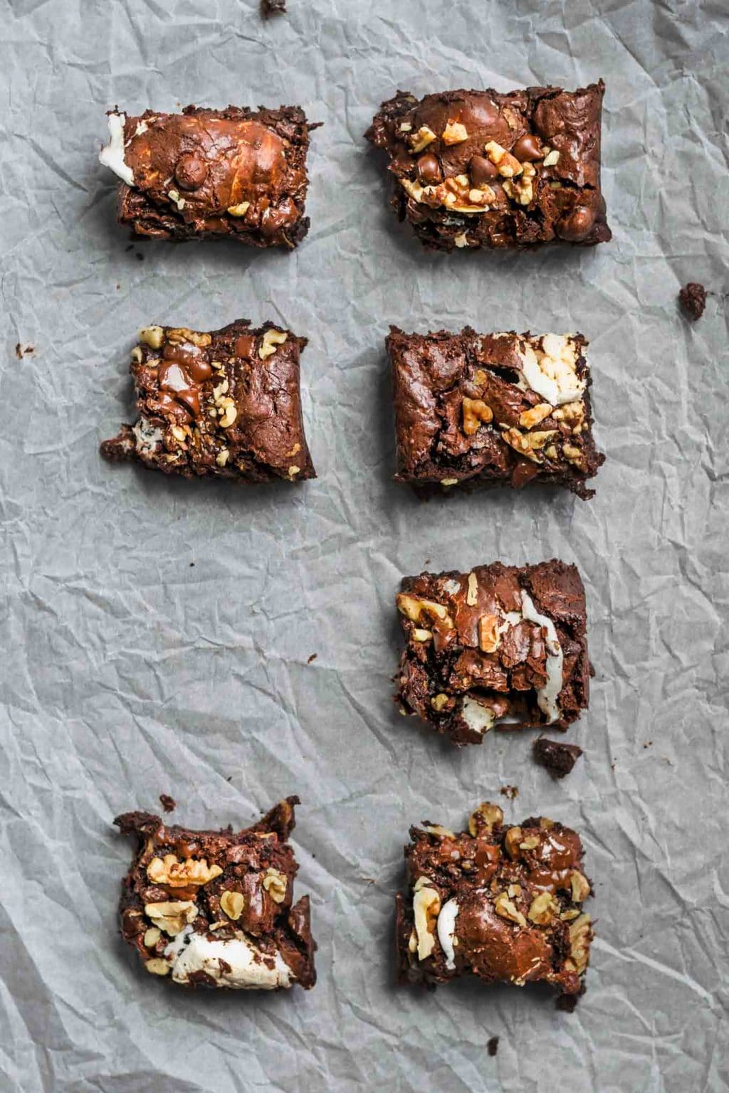 vegan rocky road brownies