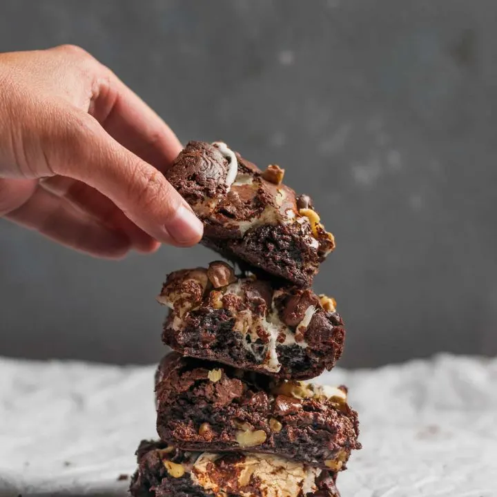 Vegan Rocky Road Brownies