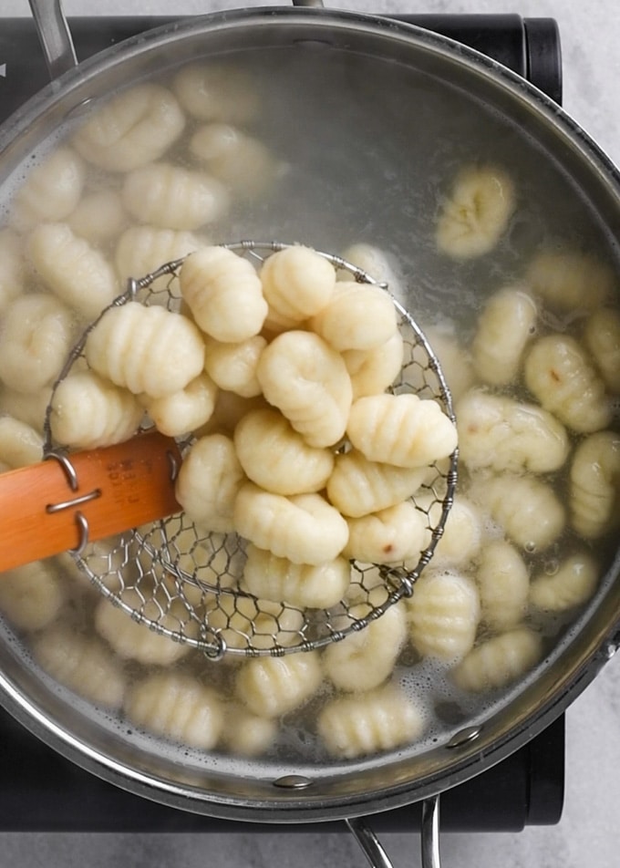 boiled gnocchi 