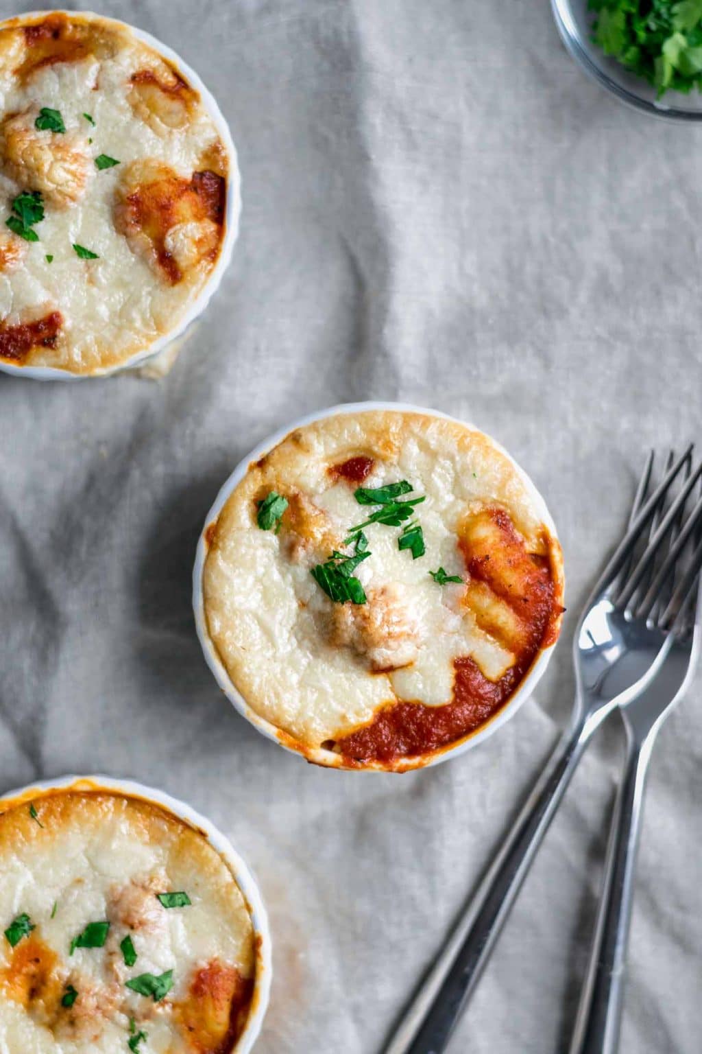 Baked Gnocchi Arrabbiata Vegan Mozzarella