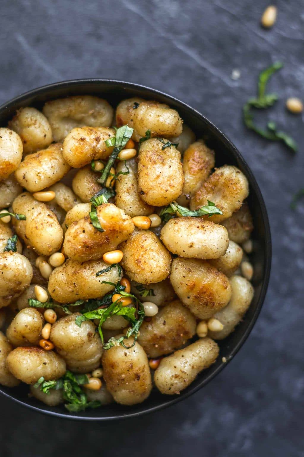 Vegan brown butter gnocchi