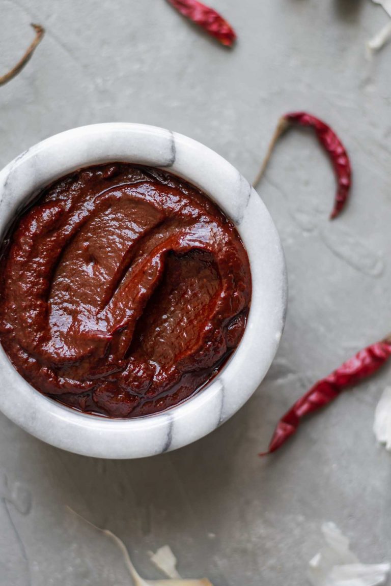 Mexican Red Chile Sauce • The Curious Chickpea