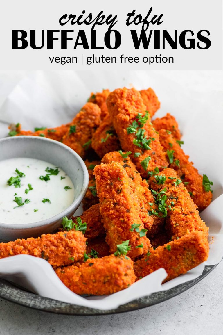 Crispy Baked Buffalo Tofu Wings • The Curious Chickpea