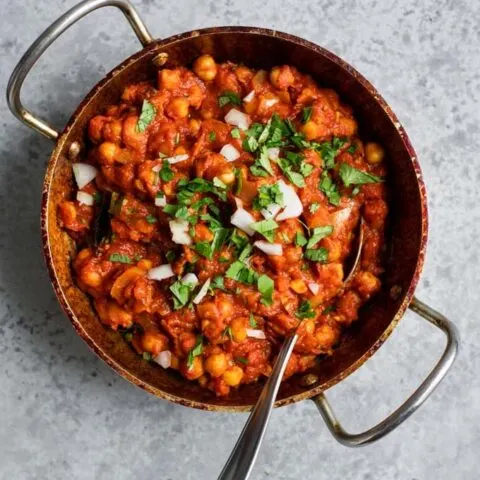 restaurant style chana masala