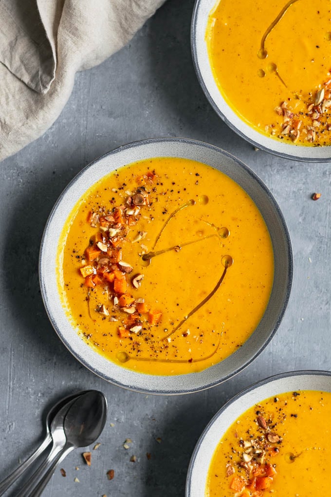 Butternut Squash Almond Bisque The Curious Chickpea