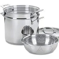 Cuisinart 77-412 Chef's Classic Stainless 4-Piece 12-Quart Pasta/Steamer Set