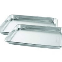 Nordic Ware Natural Aluminum Commercial Baker's Quarter Sheet, 2-Pack