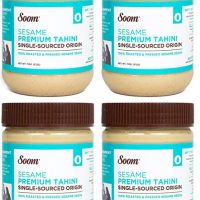 Soom Foods Pure Ground Sesame Tahini Paste 11oz (4 Pack)