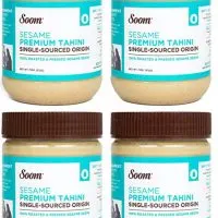 Soom Foods Pure Ground Sesame Tahini Paste 11oz (4 Pack)