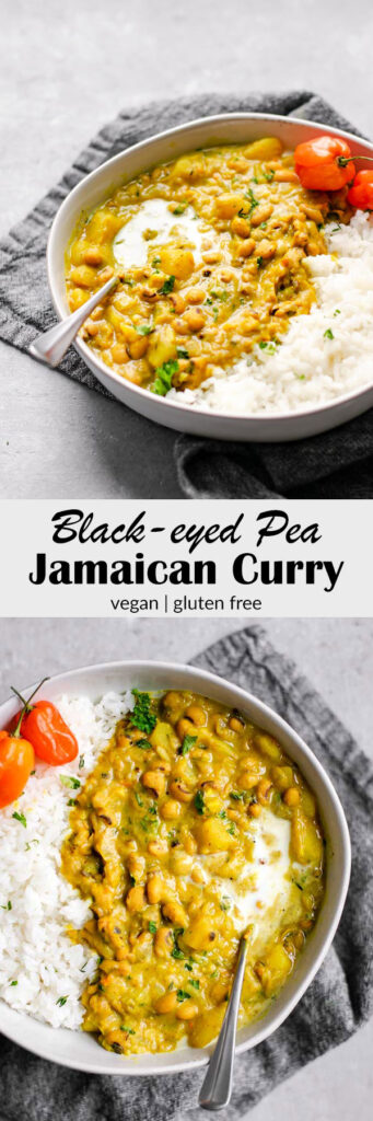 Jamaican Black-eyed Pea Curry • The Curious Chickpea