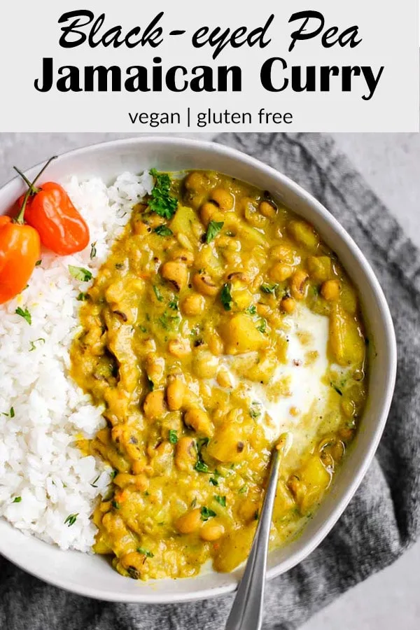 Jamaican Black-eyed Pea Curry • The Curious Chickpea