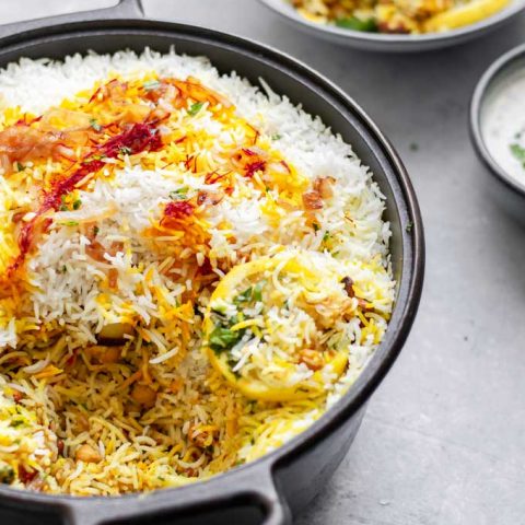 Vegetable biryani