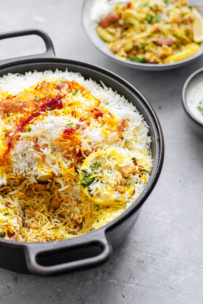 Sindhi Vegetable Biryani • The Curious Chickpea