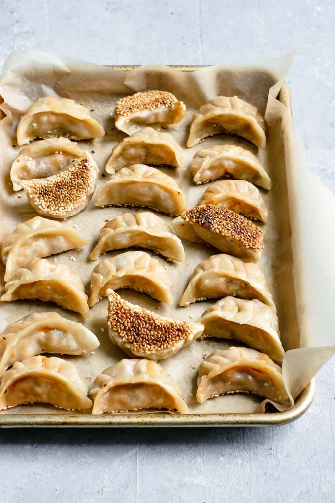 Gochujang Tofu Dumplings • The Curious Chickpea