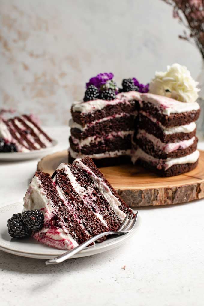 Blackberry Forest Cake  Your Cup of Cake