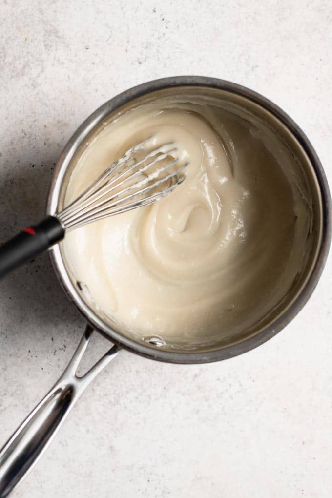 cooked flour and milk for ermine frosting