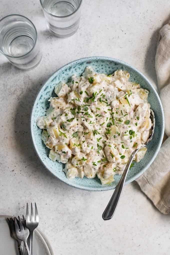 vegan classic potato salad