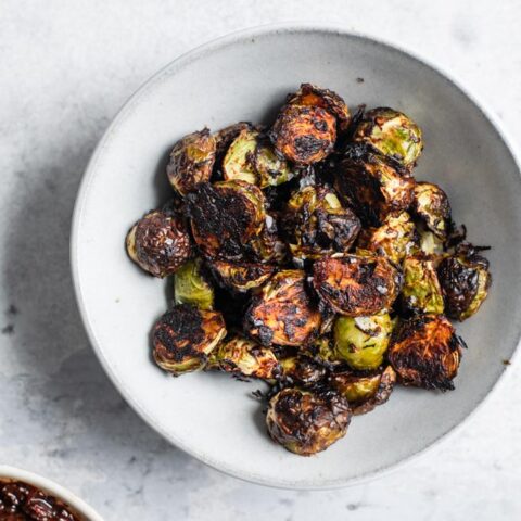 harissa roasted brussels sprouts