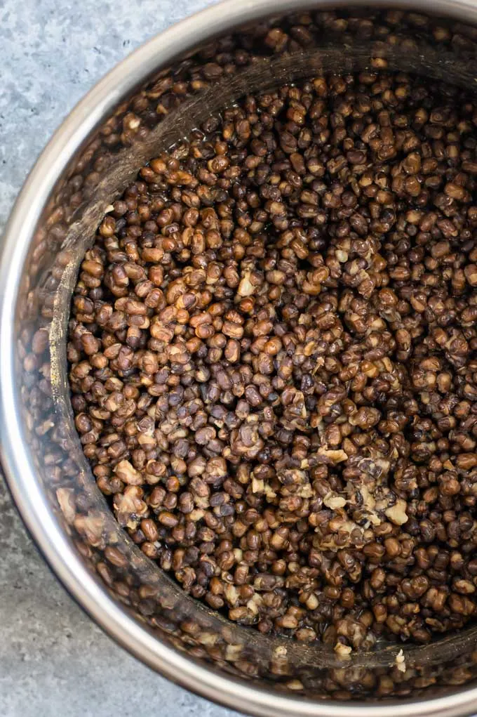 cooked urad dal