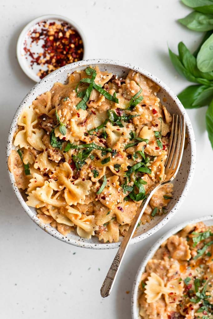 sun dried tomato cream pasta